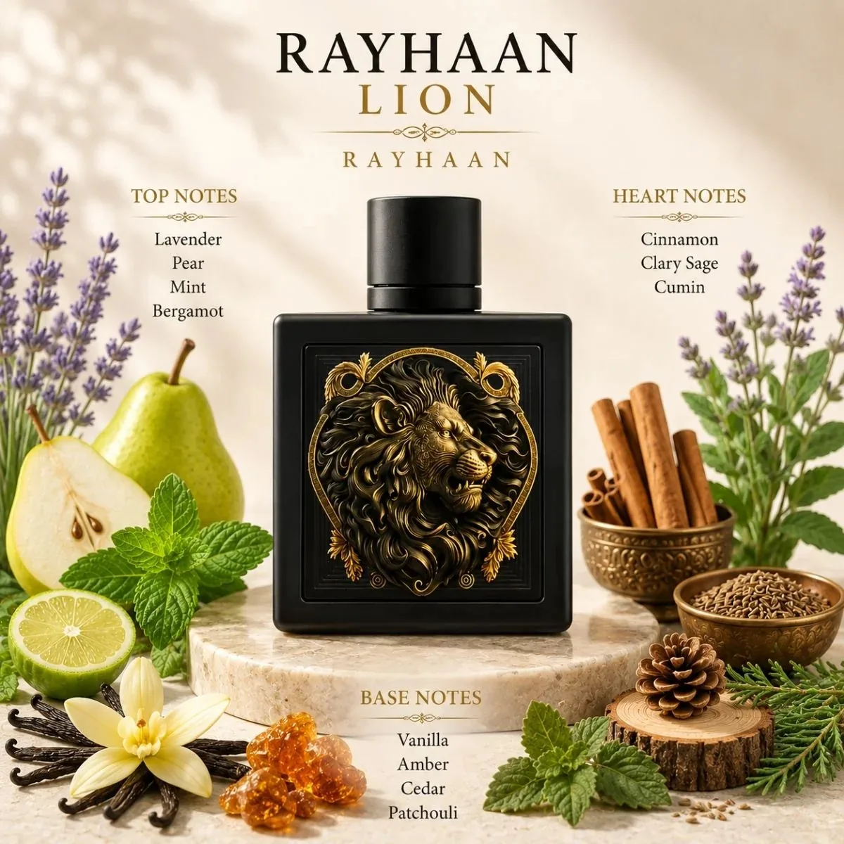 RAYHAAN  LION dupe ultra male 